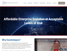 Tablet Screenshot of exostrategies.com